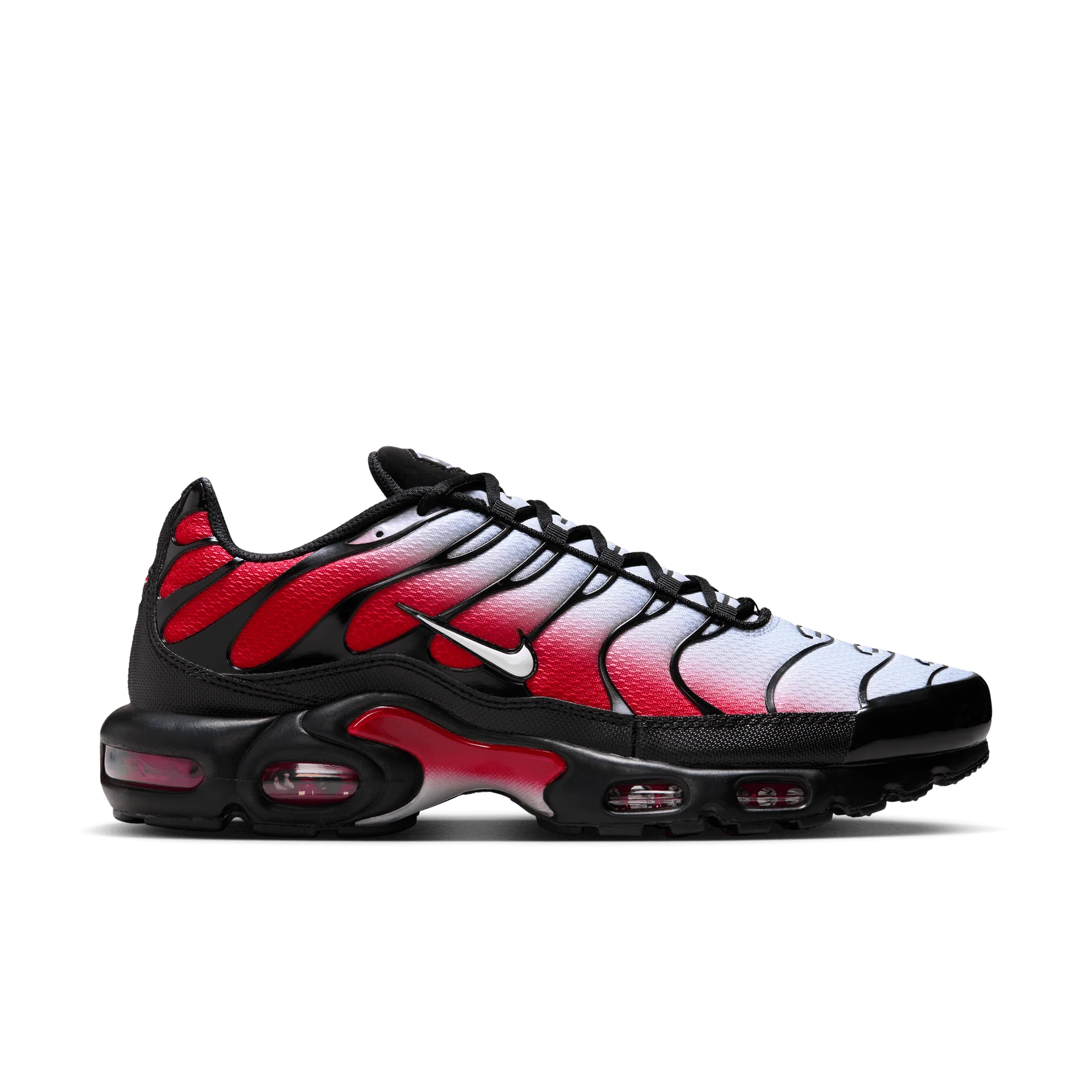 Nike Air Max Plus Pure Platinum University Red Black White
